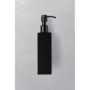 Ambrosya - Distributeur de Savon en Acier Inoxydable en Noir - Salle de Bain Porte-Support de Forage Mural (Acier Inoxydable (No