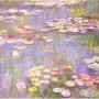 VON LILIENFELD® Parapluie Claude Monet: Nénuphars Ouverture Automatique Résistant au Vent Fleur Canne Grand Robuste Arte