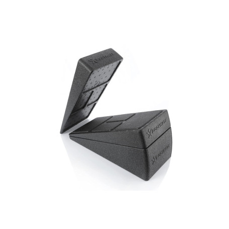 BODYMATE Lot de 3 Planches d'étirement Mollets, Cales Protection Genoux, Planches mobilisation pour étirement Jambes Mollets, Sl