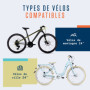 Alphatrail Chambre à Air Vélo Rick 24 Pouces AV Schrader Valve 2X Ensembles avec Mobilité Garantie I Compatible Pneu Vélo Compat