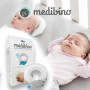 Medibino Kluba Medical | Coussin Protecteur pour bébé, prévient la déformation cranienne | équipement de lit | Blanc/Gris