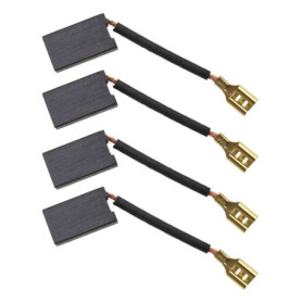4pcs Balais de Charbon Compatibles pour MACALLISTER COD251LSM MMS255SL Scie à Onglet Perceuse à Percussion Hilti Te 22, 22x12.4x
