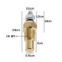 eMagTech Capteur 1/8 NPT Huile Eau Température Unité Émetteur jauge électrique 0 °C ~ 150 °C en Métal