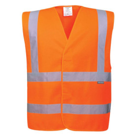Portwest Gilet Hi-Vis Baudrier & Double Ceinture, Couleur: Orange, Taille: S/M, C470ORRS/M