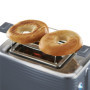 Russell Hobbs Grille Pain [Fentes Extra Larges] Inspire Gris (Design Moderne, Contrôle Brunissage ajustable, Tout type de pain, 