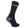 Goodyear Vêtements de travail homme GYSCK004 Chaussettes de travail robustes à talon rembourré et à bout contrasté, Noir, Taille