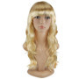 Perruque Bombshell Blonde - Cheveux ondulés de 50,8 cm de long pour soirée costumée - Déguisement cosplay - Perruque déguisée po