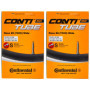 Continental Lot de 2 Tubes de Course Unisexes de 71,1 cm de Large, Noir, [25-622->32-630]