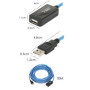 TRIXES Câble d'extension 10m USB Répéteur actif - USB haute vitesse mâle à femelle - Compatible USB 2.0 et USB 1.1 pour impriman