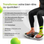 Circulatoire Pieds & Corps, Masseur Électrique Pour Jambes Lourdes, 99 Niveaux d'Intensité, EMS + TENS, electrodes pour electros