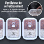 GOOD FOR YOU Boîtes-repas en verre [lot de 5] - récipients avec fermeture à clic - conteneurs de nourriture étanches - boîtes de