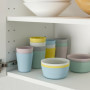 Kalas Ikea 204.613.78 Lot de 6 bols en plastique Multicolore pastel