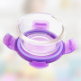 ARSUK Boîtes Alimentaires en Verre pour Bébé avec Couvercles (200ml, 6PCS) - Set de Bols en Verre Compatible Four - Contenants d