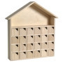 Artemio Calendrier Avent Maison 31,5x7x34cm, Bois