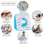 Seka-Planet minuteur visuel Enfant et 2 Cubes Anti-Stress, kit sensoriel avec eBook éducatif, pour Gestion du Temps et régulatio