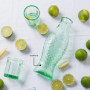 Carafe en verre pour l'eau | Collection Fish & Fish par Paola Navone | Carafe 850 ml | Bouteille conteneur transparent vert pour