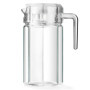VILDE Carafe en verre avec couvercle et bec verseur - 1,5 l - Carafe à eau avec couvercle - Carafe à eau - Carafe à thé - Insert