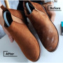 Kaps Gomme pour Cuir Nubuck et Daim, Élimine les Taches, Gomme Nettoyante pour Chaussures, Sièges Véhicule, Revêtements de Cuir 
