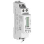 Virone EM-2 Compteur D'électricité Rail DIN Compteur d'Energie Monophasé 40A Sortie d'Impuls 1 Module DIN TH-35mm