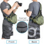 CADeN Sac bandoulière pour appareil photo DSLR/SLR Nikon Canon Sony Mirrorless Reflex