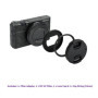 4 Pièces Kit d'adaptateur de Lentille pour Canon G5X Mark II, et pour Sony ZV-1 II, ZV-1, RX100VI, RX100VII, RX100M6, RX100M7 (A