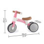 Hape Outdoor Draisienne 3 Roues Bébé Rose - Enfant 18 Mois et Plus - pour l'Équilibre, la Coordination et la Motricité - Cadre L