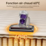 Jimmy JV35 Aspirateur Matelas Anti Acariens 700W avec Stérilisation UV-C, Chauffage à 60℃, Système de Filtration Dual-Cyclonic, 
