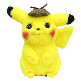 Peluche+Pikachu+Detective+-+32cm+%28+Jaune%29