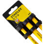 Stanley 4-18-298Kit de Burins 3 Pieces 140 x 10 mm, 150 x 13 mm et 170 x 16 mm Acier Chrome Vanadium - Finition en Poudre - Appl