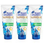 Head & Shoulders, Après Shampoing Antipelliculaire, Suprême Lisse, pour Cheveux Lisses, à l’Huile d’Argan, lot de 3x220 ml