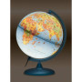 TECNODIDATTICA – 0325sasaitkbbgd6 – Globe Terrestre Safari avec Livre, 25 cm