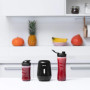 Imetec Personal et Sport Blender PB 100 Mini mélangeur avec 2 bouteilles Take-Away en Tritan sans BPA, 4 lames en acier inoxydab