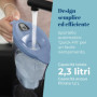 Laica J9074A1 Kit 13 filtres bi-flux et carafe filtrante, 2,3 litres au total, 1,2 litres filtrés