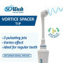 Jet dentaire SOWASH TRAVEL, Se connecte au robinet, Hydropulseur Dentaire Sans piles ni électricité, Tête Vortice avec Triple Je