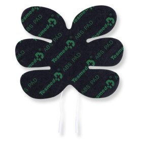 TESMED Abs Pad: Électrode Spécifique pour Abdos, Compatible avec Toutes Les Marques d'Électrostimulateurs avec Câbles à Fiche de