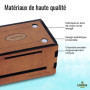 Logica Jeux Art. Pandora Box - La Boîte Secrete - Casse-Tête en Bois - Coffret Secret - Difficultè 5/6 Incroyable - Collection L