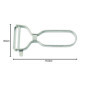 Arcos Gadgets Professionnels - Épucheur Tomate - Acier Inoxydable Chromé Couleur Argent
