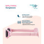Kiddus Lunettes de Soleil Bébé, pour Fille et Garçon, Edad 0 à 2 ans, UV400 CAT3 Protection Solaire, Certifiées UE, Lègeres et C