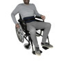 Gar Medical Ceinture Abdominale de sécurité pour fauteuil roulant ou fauteuil roulant - Haute protection anti-chute, taille uniq