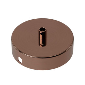 CALEX 940022 Creations-Plaque de Plafond-1 Point de raccordement-ø 10 cm-Cuivre Brillant, Taille Unique