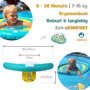 Bouée EDWEKIN® Baby, Aide à la Natation Durable, siège de Natation, bouée pour bébés et Jeunes Enfants de 6 Mois à 3 Ans (Crocod