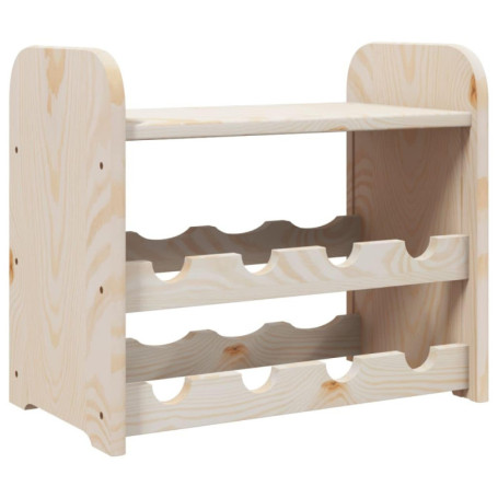 vidaXL Casier à vin avec Panneau supérieur 43x25x37 cm Bois pin Massif, Porte-Verres à vin, casier à vin, casier à vin de Cuisin