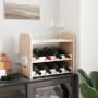 vidaXL Casier à vin avec Panneau supérieur 43x25x37 cm Bois pin Massif, Porte-Verres à vin, casier à vin, casier à vin de Cuisin
