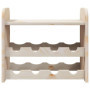 vidaXL Casier à vin avec Panneau supérieur 43x25x37 cm Bois pin Massif, Porte-Verres à vin, casier à vin, casier à vin de Cuisin