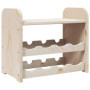 vidaXL Casier à vin avec Panneau supérieur 43x25x37 cm Bois pin Massif, Porte-Verres à vin, casier à vin, casier à vin de Cuisin