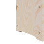 vidaXL Casier à vin avec Panneau supérieur 43x25x37 cm Bois pin Massif, Porte-Verres à vin, casier à vin, casier à vin de Cuisin