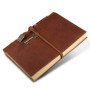 RYMALL Carnet De Voyage A5, Journal Intime, New Cuir Vintage Magique Key String Notebook Journal Blank Agenda Jotter Cahier Cord