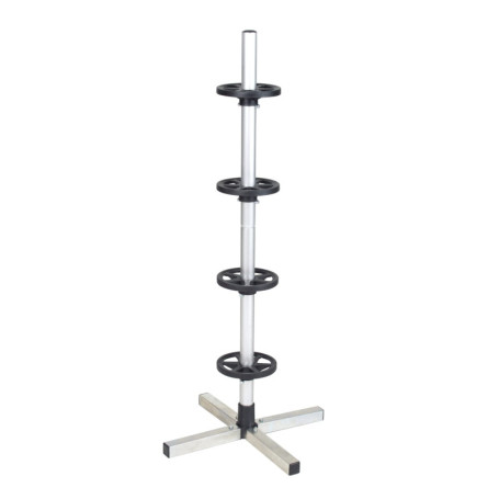 cartrend Unitec 1090 Arbre de Stockage de pneus, Argenté/Noir