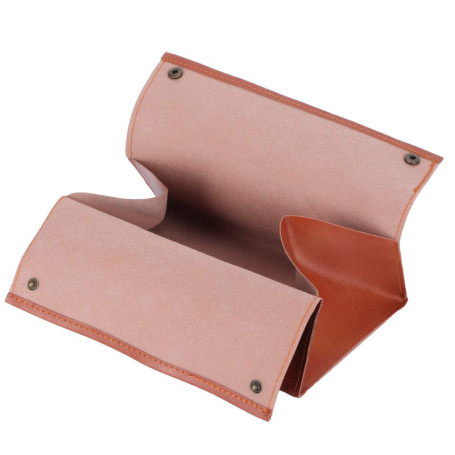 Porte-mouchoirs en Cuir PU Originalité Boîte à Mouchoirs Distributeurs de mouchoirs Organisateur de Mouchoirs de Bureau pour Sal