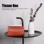 Porte-mouchoirs en Cuir PU Originalité Boîte à Mouchoirs Distributeurs de mouchoirs Organisateur de Mouchoirs de Bureau pour Sal